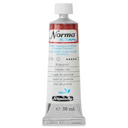 Schmincke Norma Blue Water-Mixable Oil Paint - Madder Red, 35 ml, tube