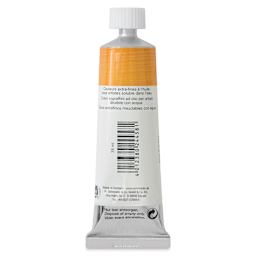 Schmincke Norma Blue Water-Mixable Oil Paint - Indian Yellow, 35 ml, back of the tube