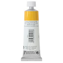 Schmincke Norma Blue Water-Mixable Oil Paint - Cadmium Yellow Hue Medium, 35 ml, back of the tube