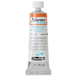 Schmincke Norma Blue Water-Mixable Oil Paint - Cadmium Orange Hue, 35 ml, tube