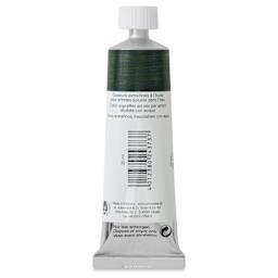 Schmincke Norma Blue Water-Mixable Oil Paint - Sap Green, 35 ml, back of the tube