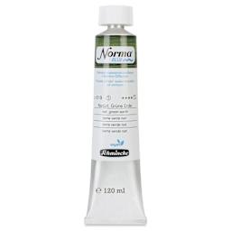 Schmincke Norma Blue Water-Mixable Oil Paint - Natural Green Earth, 120 ml