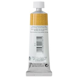 Schmincke Norma Blue Water-Mixable Oil Paint - Classic Gold, 35 ml, back of the tube