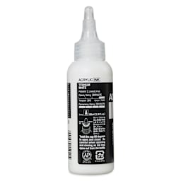 Holbein Acrylic Ink - Titanium White, 100 ml, back