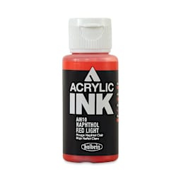Holbein Acrylic Ink - Naphthol Red Light, 30 ml