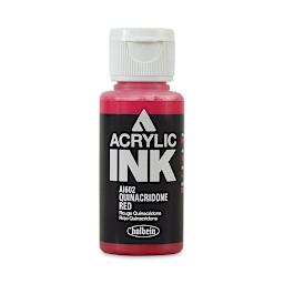 Holbein Acrylic Ink - Quinacridone Red, 30 ml