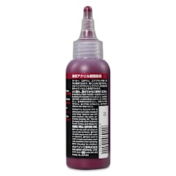 Holbein Acrylic Ink - Quinacridone Crimson, 100 ml, label