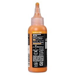 Holbein Acrylic Ink - Isoindolinone Yellow, 100 ml, back
