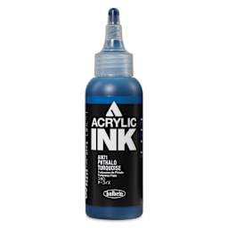 Holbein Acrylic Ink - Phthalo Turquoise, 100 ml