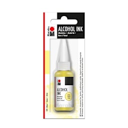 Alcohol Ink Lemon