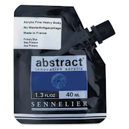 Sennelier Abstract Acrylic - Primary Blue, 40 ml sample size pouch