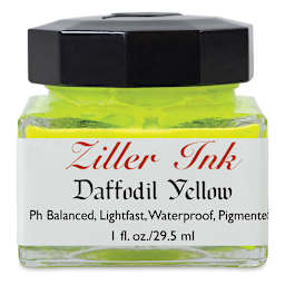 Ziller Ink - Daffodil Yellow, 1 oz