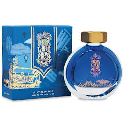 Ferris Wheel Press Fountain Pen Ink - Jelly Bean Blue, 38 ml (bottle of ink and box)
