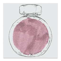 Ferris Wheel Press Fountain Pen Ink - Lady Rose, 38 ml (swatch of ink)