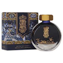 Ferris Wheel Press Fountain Pen Ink - Crystal Blue Legacy, 38 ml, bottle and pacaging
