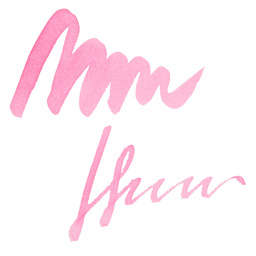 Ferris Wheel Press Fountain Pen Ink - Malibu Blush, swatch