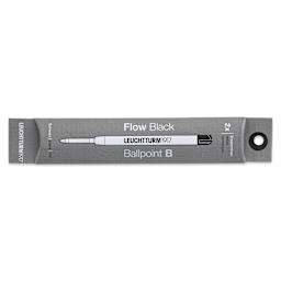 Leuchtturm1917 Drehgriffel Ballpoint Refills - Black, Pkg of 2 (front of package)