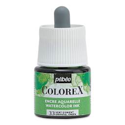Pebeo Colorex Inks - Oriental Green, 45 ml, front of bottle