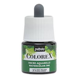 Pebeo Colorex Inks - Moss Green, 45 ml, front of bottle
