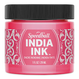 Speedball India Ink - Pink Tourmaline, 1 oz