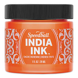 Speedball India Ink - Citrine, 1 oz