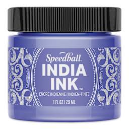 Speedball India Ink - Amethyst, 1 oz