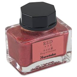 Kuretake Ink-Café Drop of Shimmer Ink Additive - Red, 20 ml, bottle