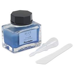 Kuretake Ink-Café Drop of Shimmer Ink Additive - Blue, 20 ml, bottle with dropper