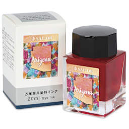 Sailor USA State Ink - Arizona, Coral Orange, 20 ml, with packaging