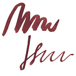 Sailor USA State Ink - Ohio, Mahogany, 20 ml, swatch
