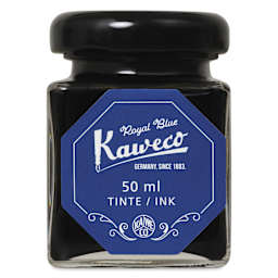 Kaweco Fountain Pen Ink - Royal Blue, 50 ml, front of the bottle