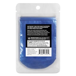 Back of PolyColor Resin Pigment Powder - Ocean Blue Metallic, 15 g