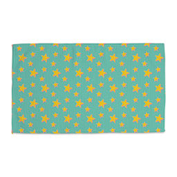 Craft Express Sublimation Printing Towels - Waffle Kitchen Towel, 11" x 18", Pkg of 4 (finished towel example)