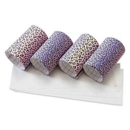 Craft Express Sublimation Pattern Transfer Sheets - Dynamic Leo, 4-1/2" x 12", Pkg of 4