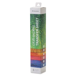 Craft Express Sublimation Pattern Transfer Sheets - Assorted 1, 12" x 12", Pkg of 6 front of box