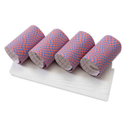 Craft Express Sublimation Pattern Transfer Sheets - Mosaic Maze, 4-1/2" x 12", Pkg of 4