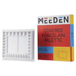 Meeden Covered Porcelain Palette with packaging