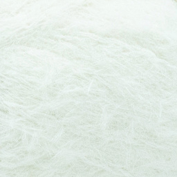 Lion Brand Feels Like Bliss Yarn - White, 109 yards (Close-up of yarn)