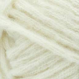 Lion Brand Feels Like Butta Thick & Quick Yarn - Antique White, close-up