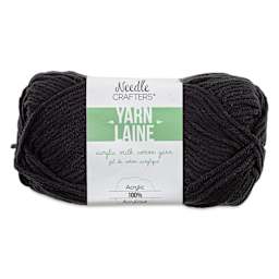 Needle Crafters Milk Cotton Yarn - Black, front of the packaging
