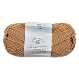 Needle Crafters Milk Cotton Yarn - Beige, packaging showing care instructions