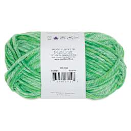 Needle Crafters Twist Duo-Tone Yarn - Emerald, back of the packaging