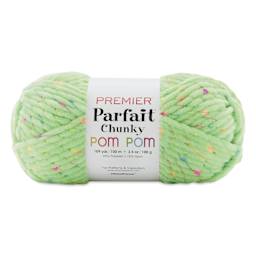 Premier Yarn Parfait Chunky Pom Pom Yarn - Limelight, 109 yds