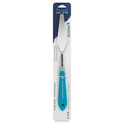 Princeton Select Palette Knife - Style 5, Medium Long Spade, front of the packaging