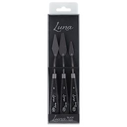 Blick Luna Palette Knife by RGM - Assorted, Set of 3, front of the packaging