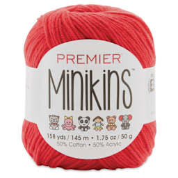Premier Yarn Minikins Yarn - Candy Apple, 158 yds