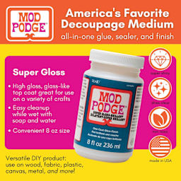 Plaid Mod Podge - Super Gloss Finish, features and specefications displayed