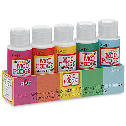 Mod Podge Starter Set - Assorted Finishes, Set of 5