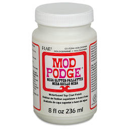 Mod Podge Mega Glitter Top Coat - Hologram, front of the packaging
