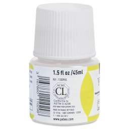 Pebeo Vitrea 160 Glass Paint - Cloud White, Frosted, 45 ml bottle (side)
